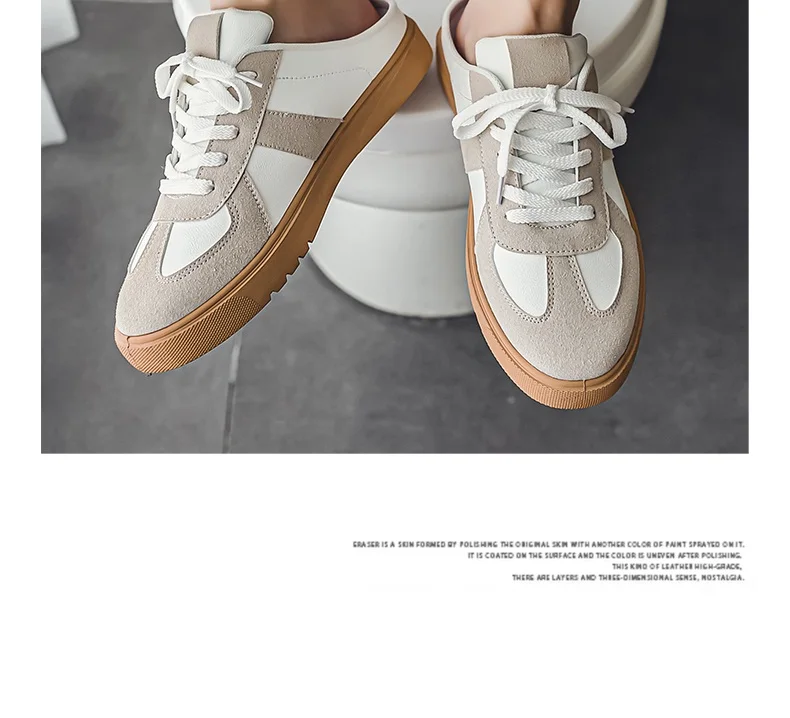 Platform Slippers Men Footwear Casual Sneakers Women Mules Shoes Sports Round Toe Flat Clogs Summer Slip on Shoes for Men