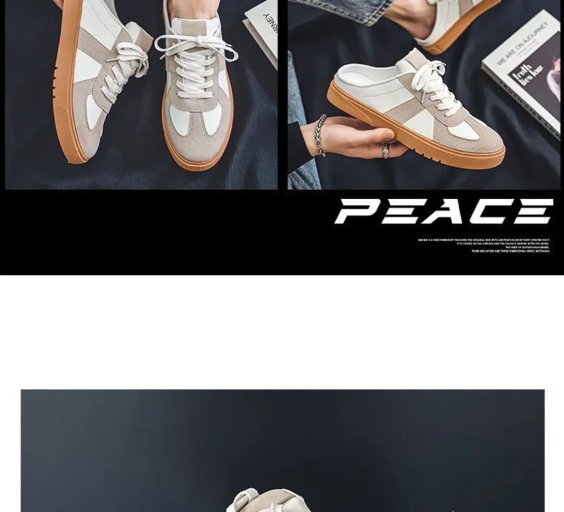 Platform Slippers Men Footwear Casual Sneakers Women Mules Shoes Sports Round Toe Flat Clogs Summer Slip on Shoes for Men