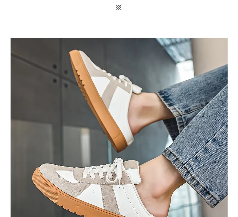 Platform Slippers Men Footwear Casual Sneakers Women Mules Shoes Sports Round Toe Flat Clogs Summer Slip on Shoes for Men
