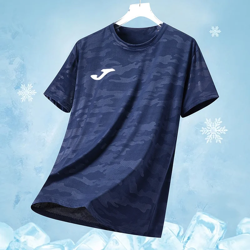 JOMA3D Printed Football Training Men's T-Shirt for Adults - Summer Sports Fitness Quick-Drying Breathable Short Sleeve