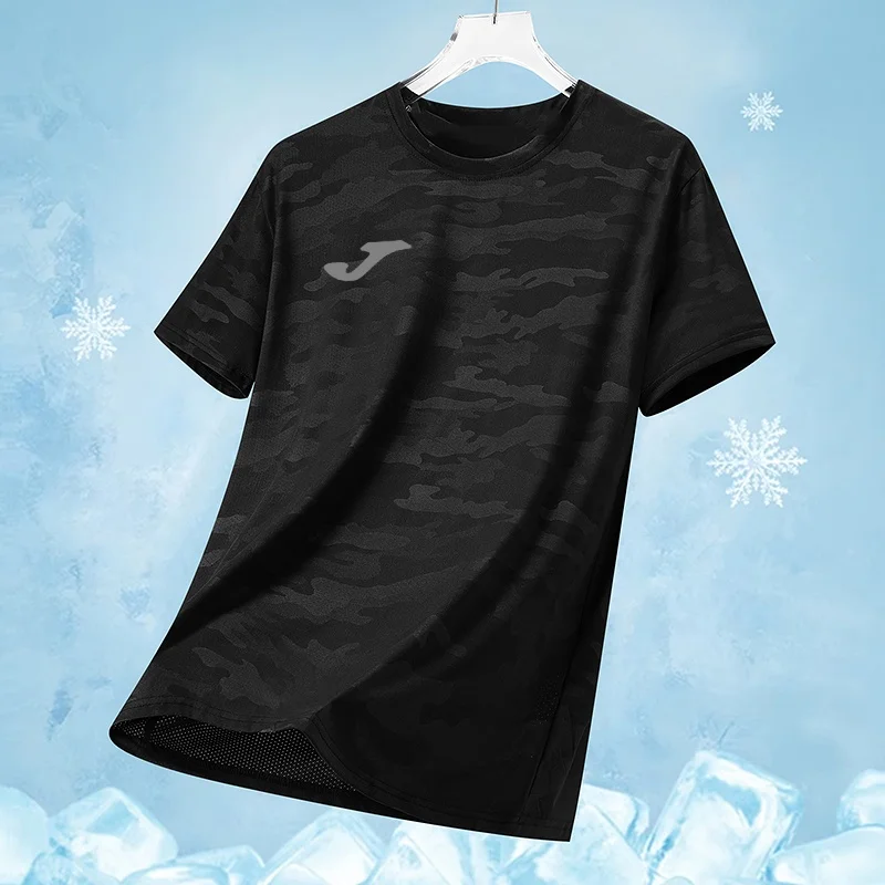 JOMA3D Printed Football Training Men's T-Shirt for Adults - Summer Sports Fitness Quick-Drying Breathable Short Sleeve