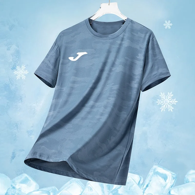 JOMA3D Printed Football Training Men's T-Shirt for Adults - Summer Sports Fitness Quick-Drying Breathable Short Sleeve