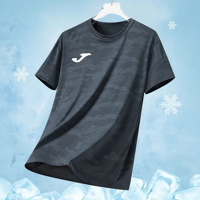 JOMA3D Printed Football Training Men's T-Shirt for Adults - Summer Sports Fitness Quick-Drying Breathable Short Sleeve