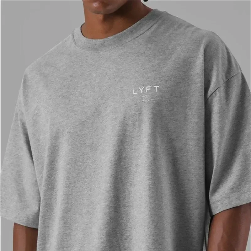 ONE POINT LYFT Mens Running T Shirts 100% Cotton High-end Luxury Unisex Style Both of Men and Women