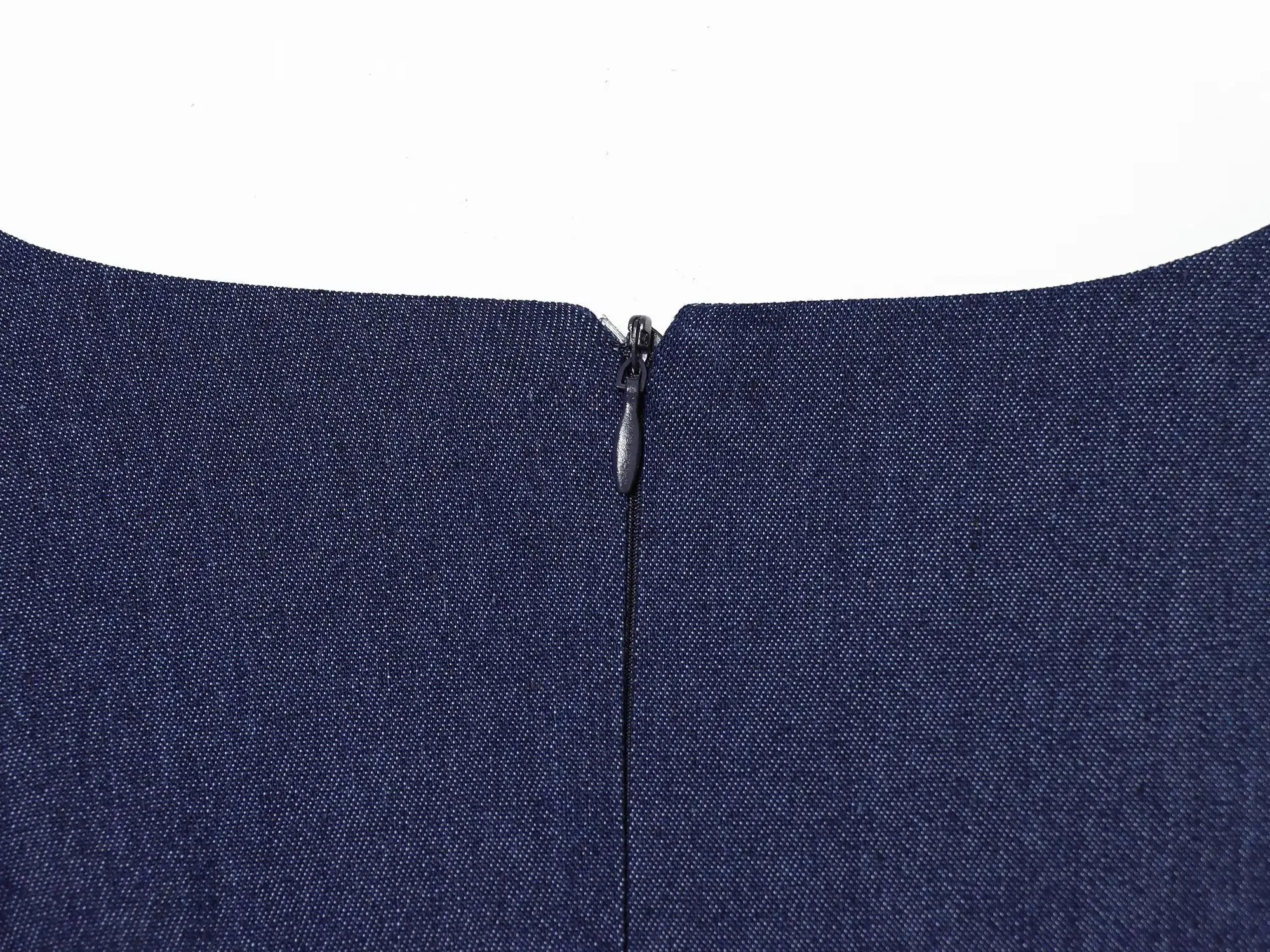 BSAY 2026 New Women's Denim Two Piece Set Puff Sleeve U-neck Blouse High Waist Wide Leg Jeans Casual Daily Wear Suit