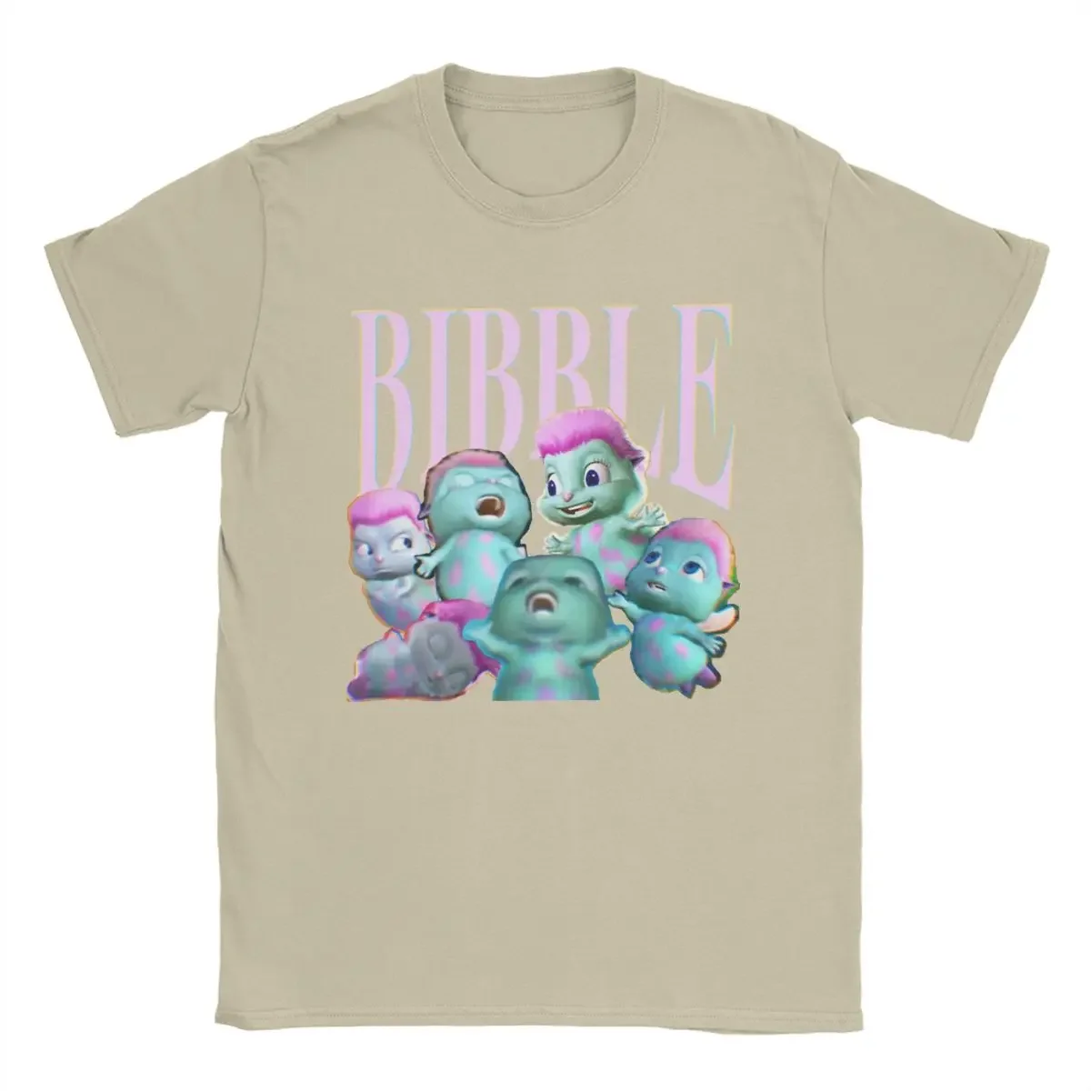 Vintage Bibble Collage T-Shirts for Men Crew Neck WomenT Shirts Short Sleeve Tees Summer Tops