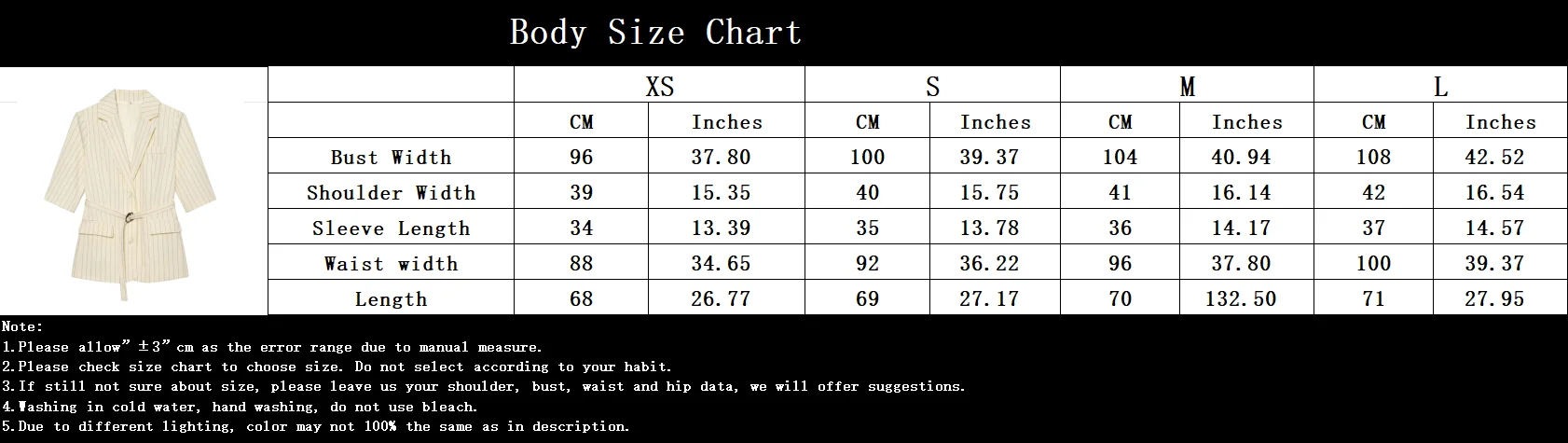 KONDALA Women Office Lady Striped Blazer Set Belt Blazer Pocket Shorts New Fashion 2026 Spring Summer Holiday Casual Shorts Set