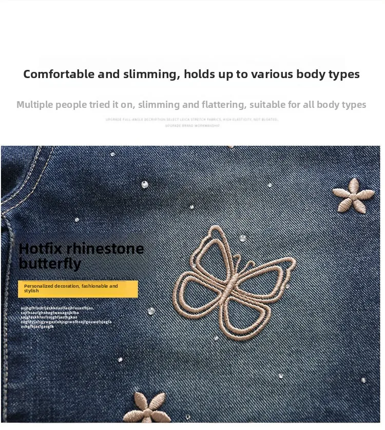 2026 New Summer Girls Shorts Jeans Fashion Embroidery Short Denim Pants For Kids Clothes Children Cotton Trousers