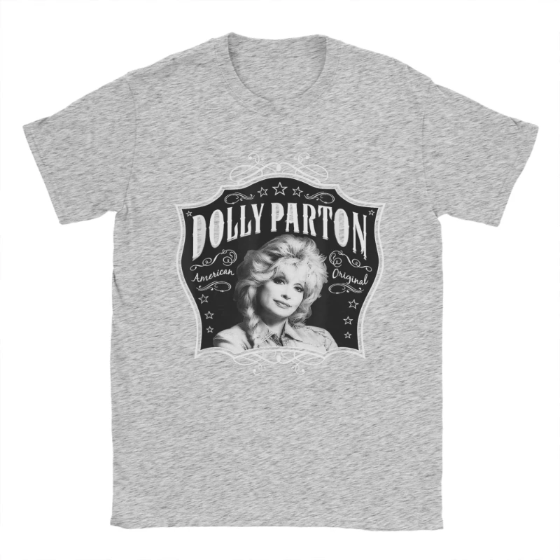 Retro 80s style Dolly Parton classic poster print T-shirt Couple cotton streetwear shirt shirts for women y2k top