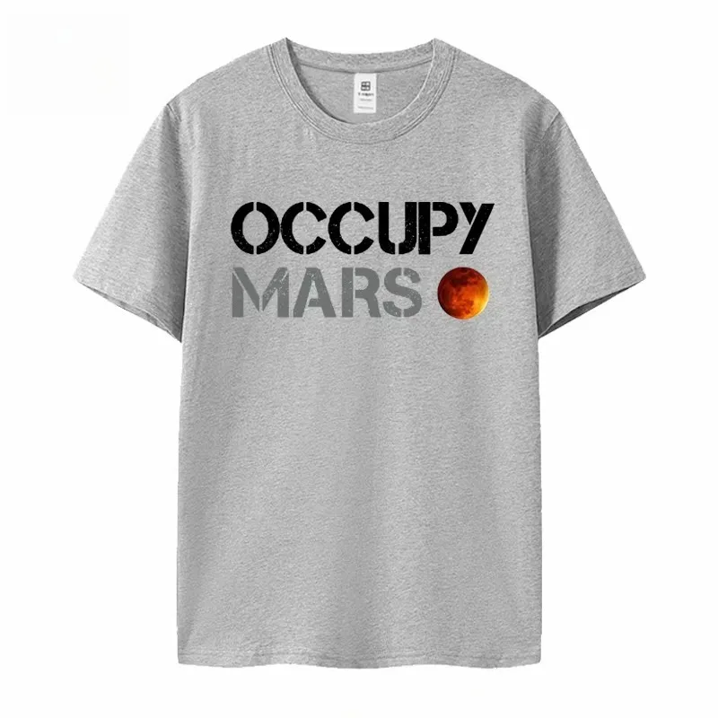 Musk T-shirt SPACE X Short Sleeve Top Men's Space Exploration Mars Rocket Starship Launch Powerful Engine Summer T Shirt