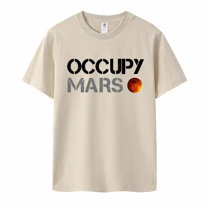 Musk T-shirt SPACE X Short Sleeve Top Men's Space Exploration Mars Rocket Starship Launch Powerful Engine Summer T Shirt