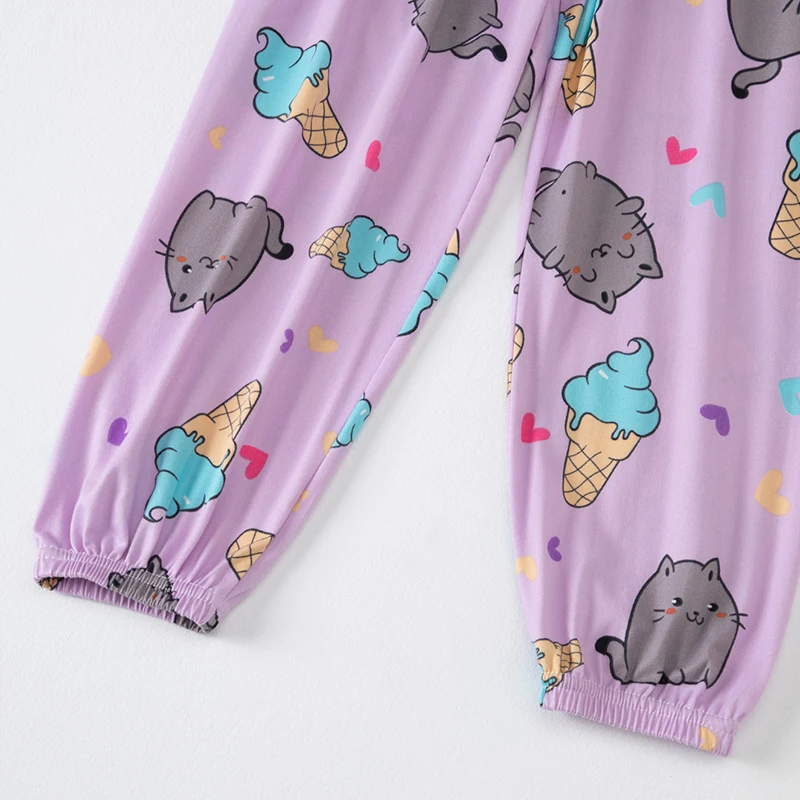 3-Piece Set of Children's Summer Short-Sleeved Shorts and Pants Combination for Boys and Girls Colorful Casual Printed Cute Suit