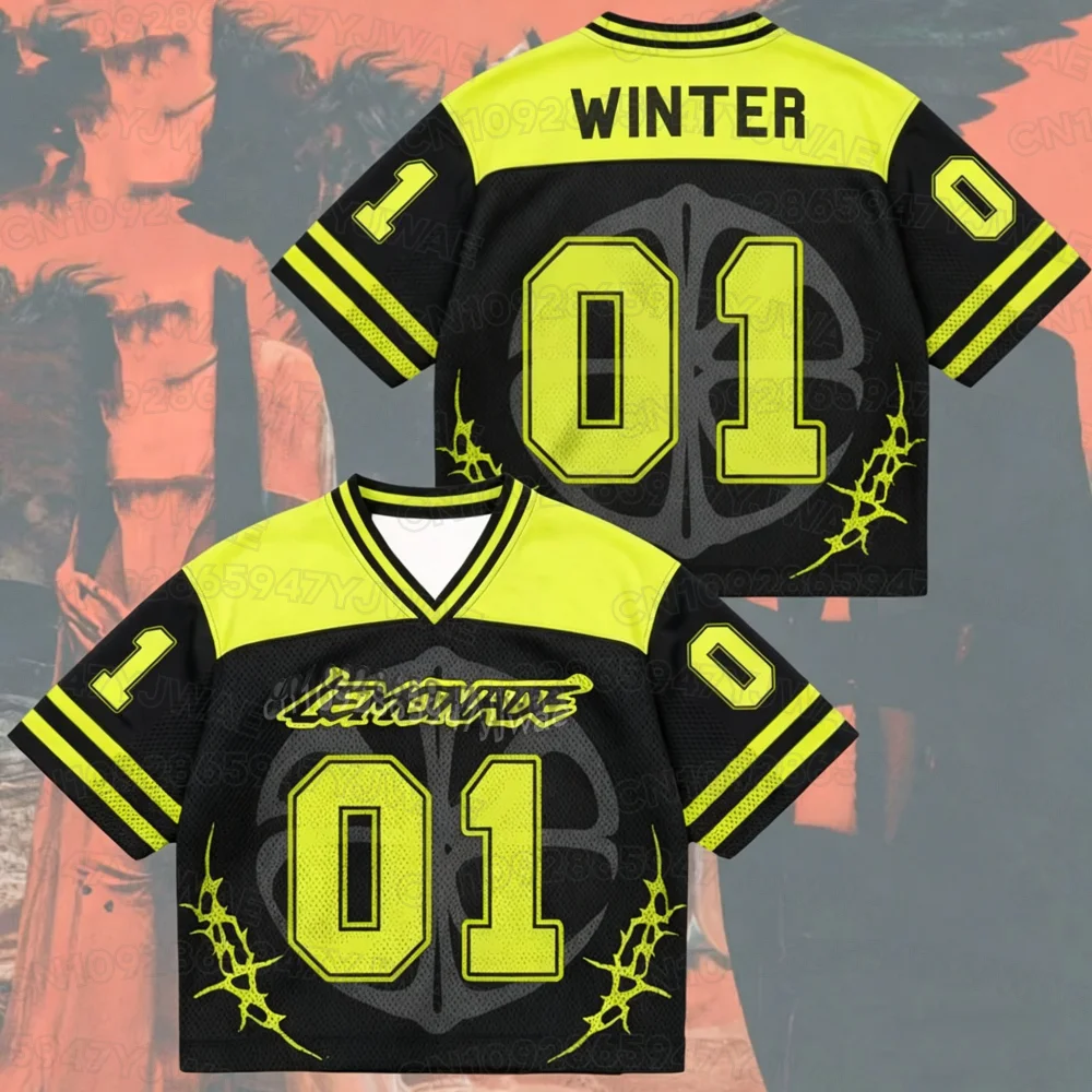 Summer Lemonade Comeback World Tour Karina Jersey Gifts Fans Men's Women's Gift Short Sleeve Casual T-shirt Tops