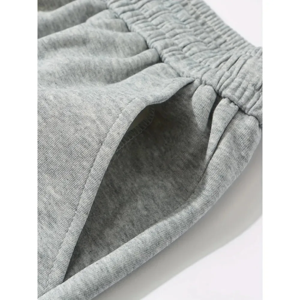 4 Colors Available Men's Solid Color Drawstring Shorts Black Navy Grey Loose Casual Sports Shorts mens shorts shorts men