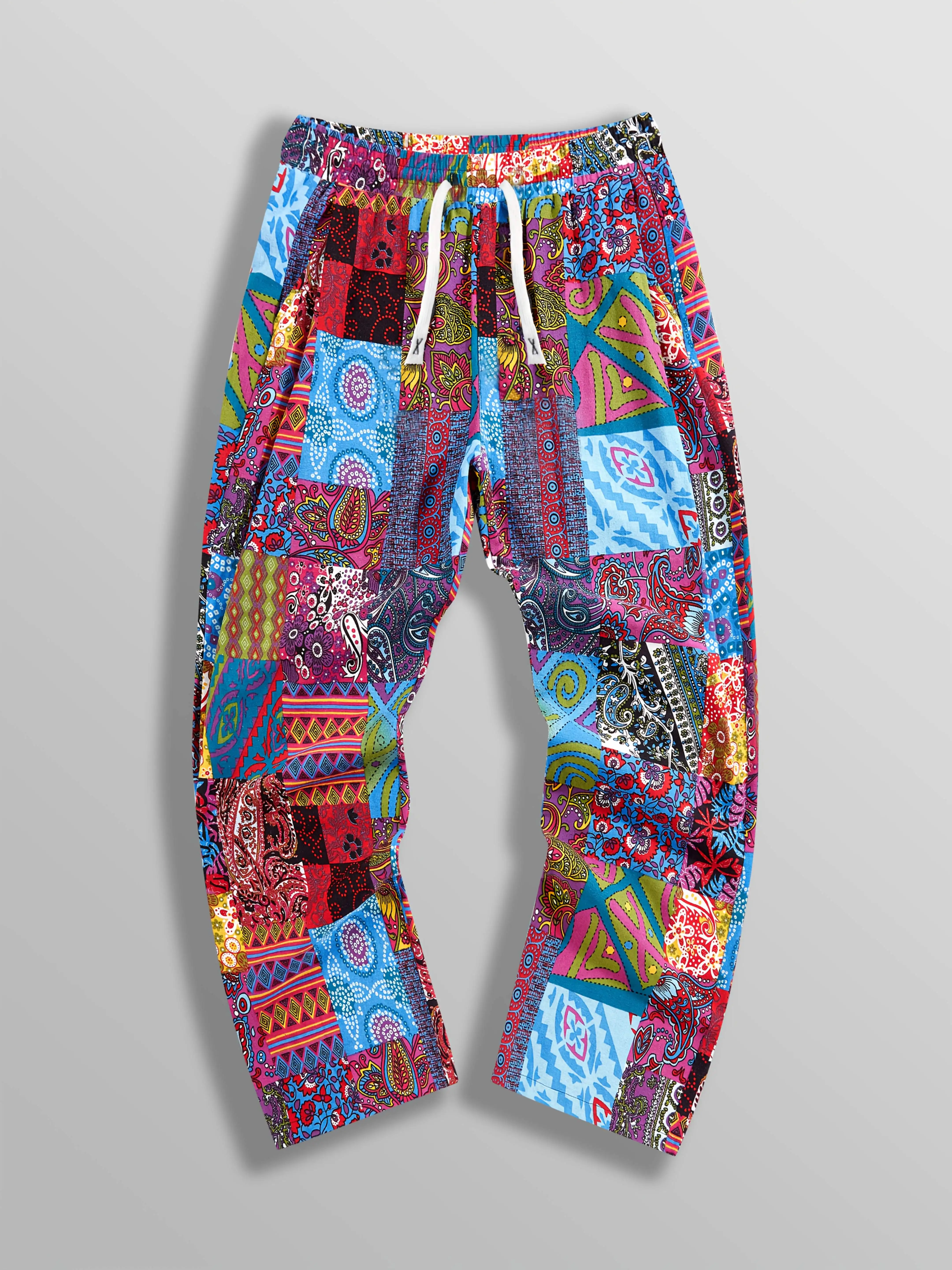 2026 New Arrival Fashion High-grade Men's Trousers, Retro Ethnic Pattern Bohemian Casual Pants for Vacation and Party Outfits