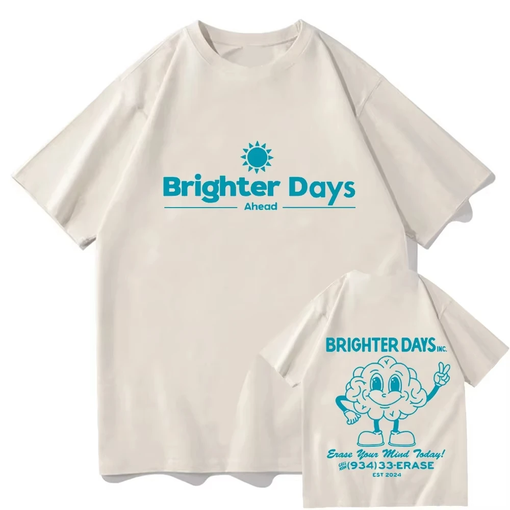 2026 New for Ariana Grande Brighter Days Ahead Graphic Print T-shirts Men's Vintage High Quality Tshirts Fashion Casual Tee Tops