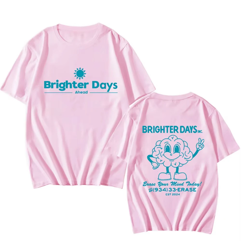 2026 New for Ariana Grande Brighter Days Ahead Graphic Print T-shirts Men's Vintage High Quality Tshirts Fashion Casual Tee Tops