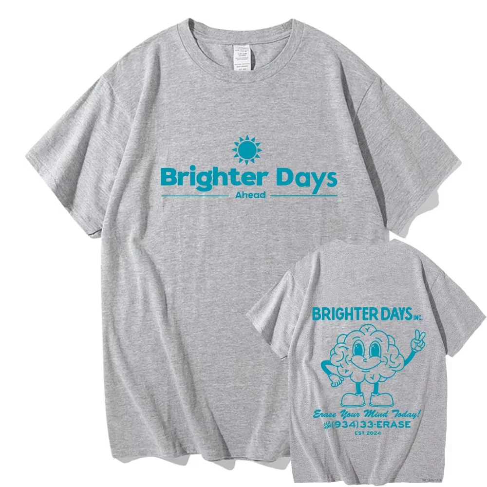 2026 New for Ariana Grande Brighter Days Ahead Graphic Print T-shirts Men's Vintage High Quality Tshirts Fashion Casual Tee Tops
