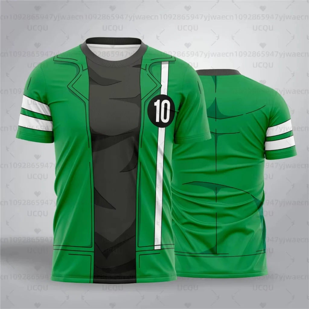 Men T Shirt Women Tee Boys Girls Top Adults Children Parent Child quick dry kid Tshirts Anime Omnitrix Ben 10 Cosplay Y2K Tee