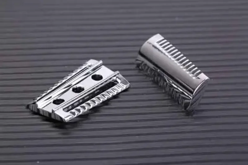 2026 New Arrival! YAQI Top Aggressive Chrome Color Men's Double-Edged Slant Safety Razor Head