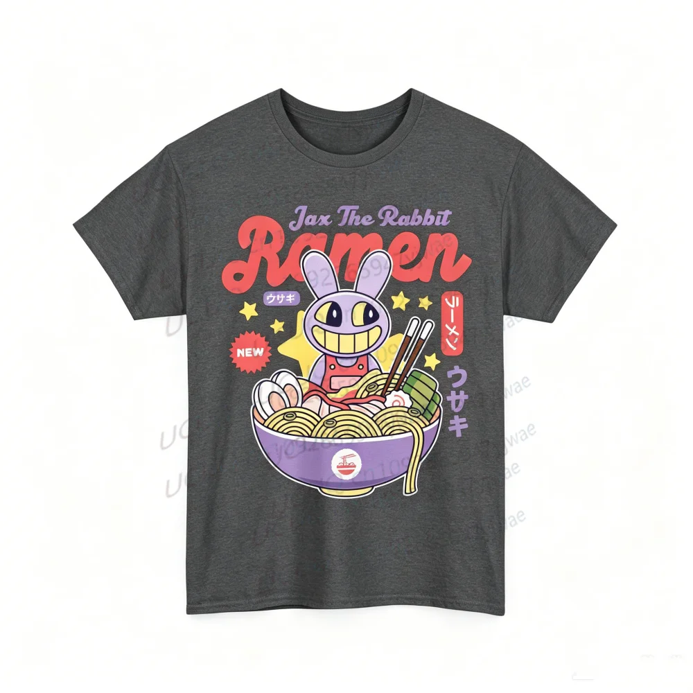 Summer THE AMAZING DIGITAL CIRCUS Print T-Shirt Boy's Girl's Casual Pomni The Jester Kids Jax Purple Rabbit Ramen Tops
