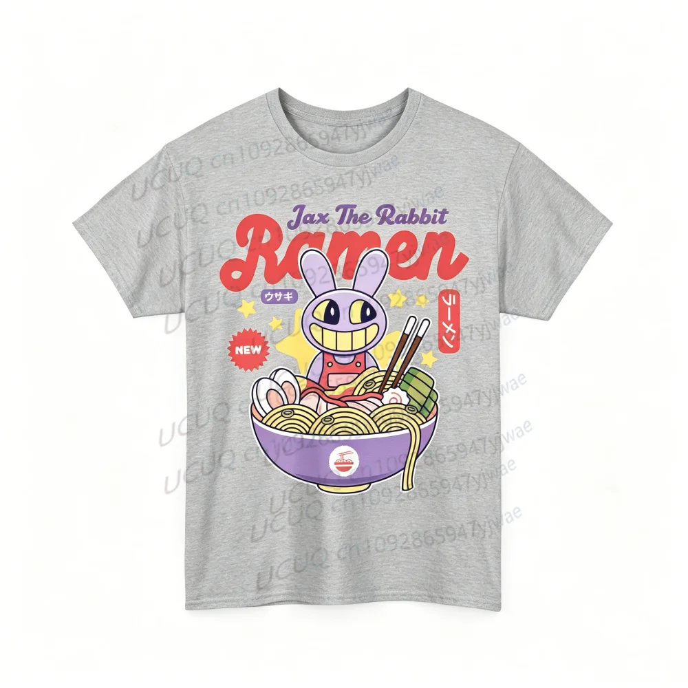 Summer THE AMAZING DIGITAL CIRCUS Print T-Shirt Boy's Girl's Casual Pomni The Jester Kids Jax Purple Rabbit Ramen Tops