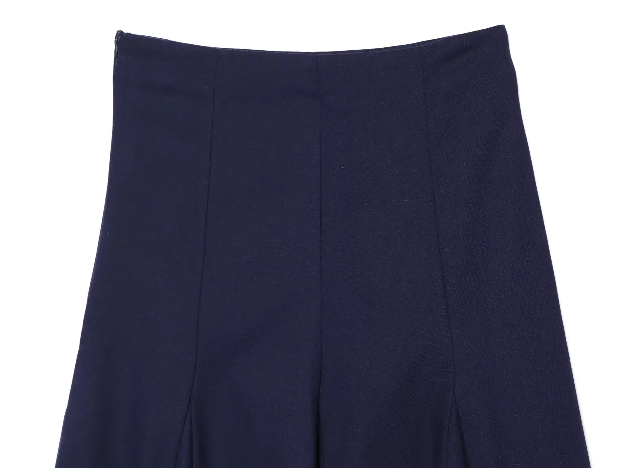 CHARMCHANT Women's Blue Midi Skirt High Waist A-Line Pleated Skirt Casual Elegant Office Wear Retro Casual Summer Skirt 2026