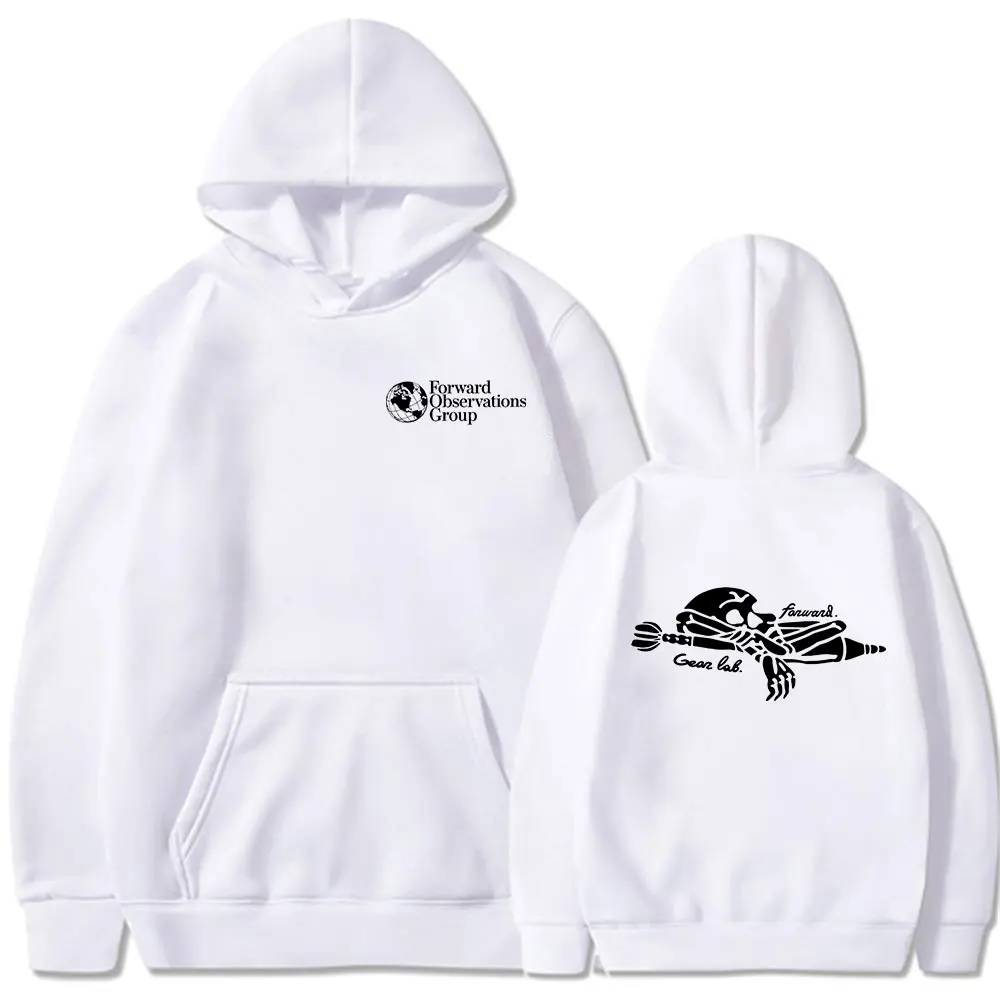 Forward Observations Group Skeleton Hoodies Men Women Clothing Oversized Hooded Sweatshirts Fashion Gothic Long Sleeve Pullovers