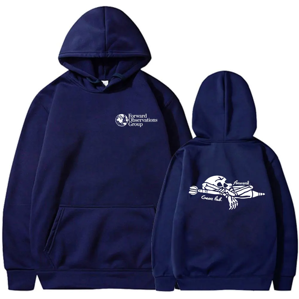 Forward Observations Group Skeleton Hoodies Men Women Clothing Oversized Hooded Sweatshirts Fashion Gothic Long Sleeve Pullovers