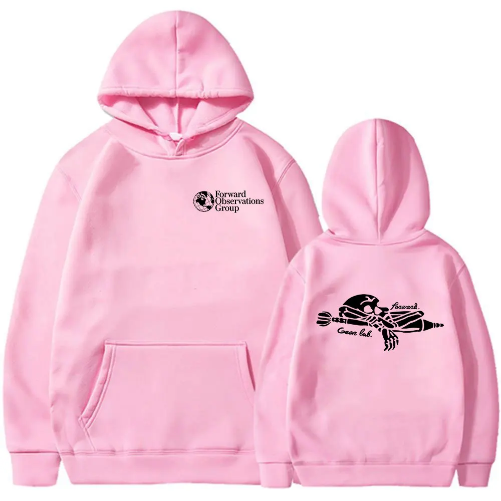 Forward Observations Group Skeleton Hoodies Men Women Clothing Oversized Hooded Sweatshirts Fashion Gothic Long Sleeve Pullovers