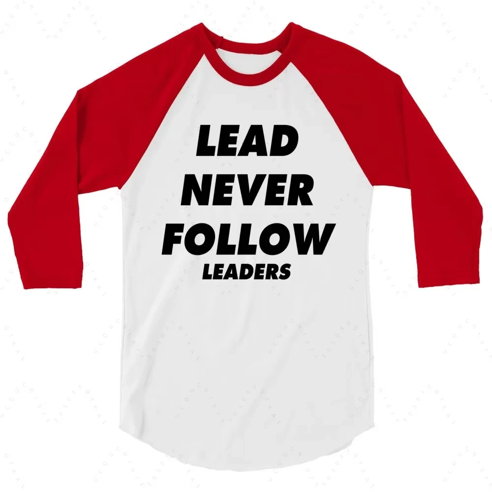 2026 Lead Never Follow Leaders 3d Printed Unisex Casual T Shirt Harajuku Street O- Neck Long Sleeve Men Women Sweatshirt Hoodies