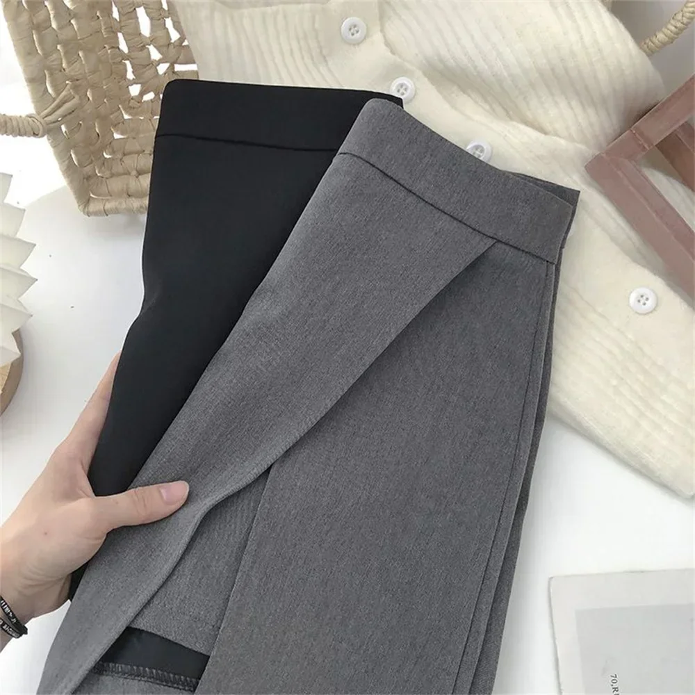 2026 Black Grey Irregular Skirt A-line Women High Waist Skirt Korean Fashion Zipper All Matched Shorts Skirts vintage for women