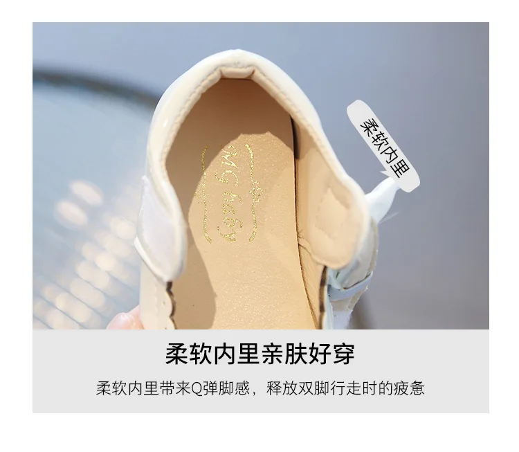 Candy Colors Girls Shoes All Seasons Children Oxfords Kids Soft PU Leather Shoes Party Wedding Baby Toddler Girl Princess Shoes