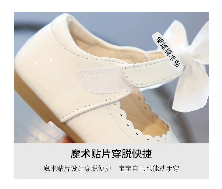 Candy Colors Girls Shoes All Seasons Children Oxfords Kids Soft PU Leather Shoes Party Wedding Baby Toddler Girl Princess Shoes