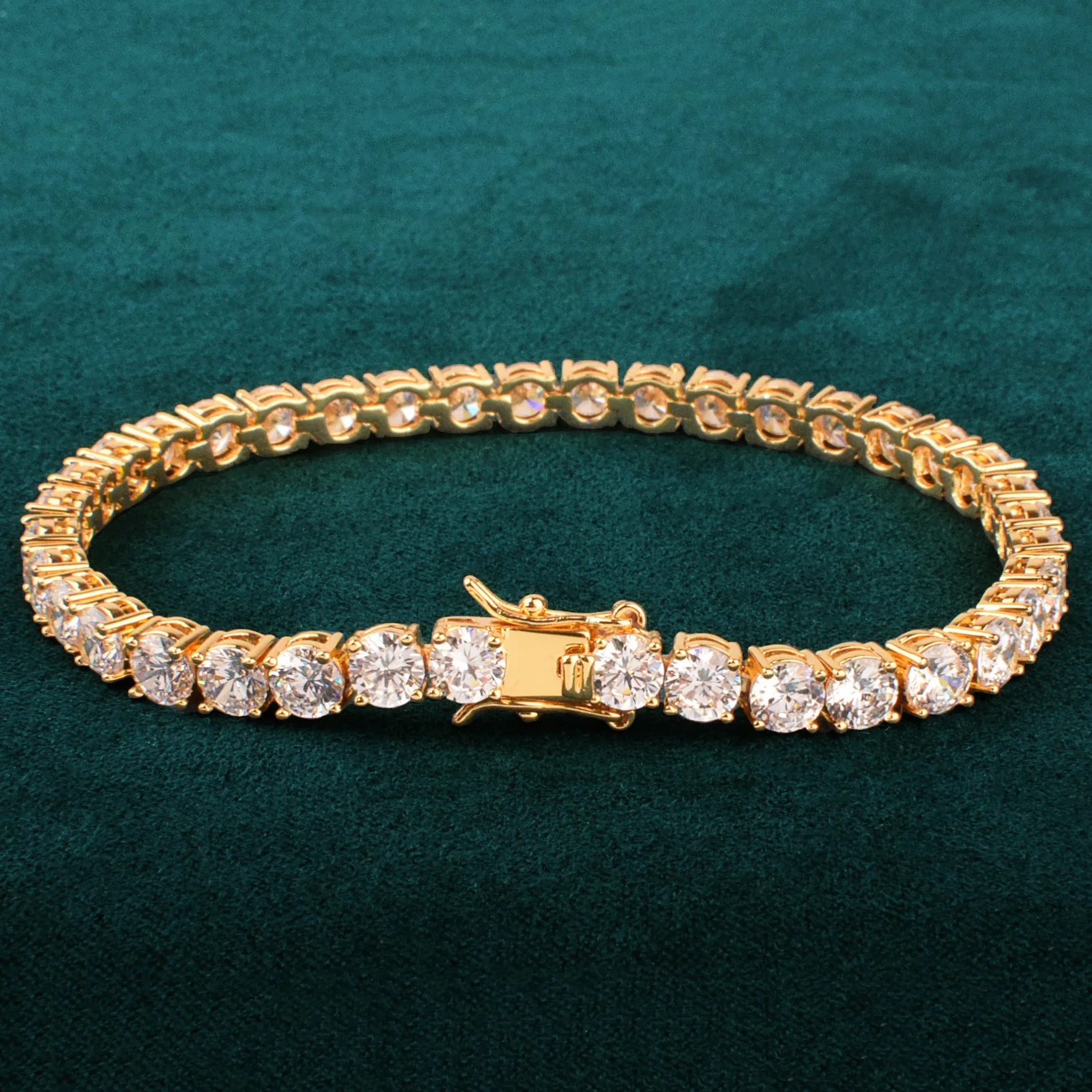 100% S925 Sterling Silver Morganite Bracelet High Quality Stones Classic Punk Jewelry for Both Boys and Girls Creativity Gift