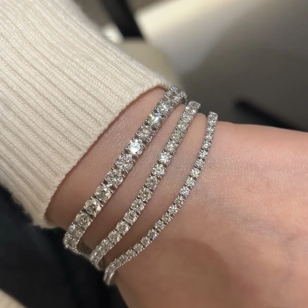 100% S925 Sterling Silver Morganite Bracelet High Quality Stones Classic Punk Jewelry for Both Boys and Girls Creativity Gift