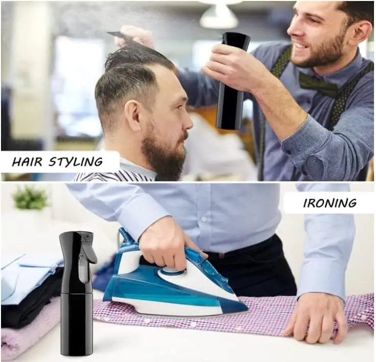 3/4Pcs Professional Barber Tools Set Spray Bottle Comb Nylon Bristle Beard Brush cleaning brush Salon Hair Styling Accessories