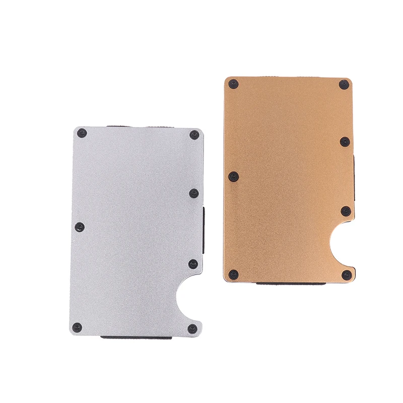 Men Women Minimalist Wallet Slim RFID Credit Card Holder Money Clip Compact Design For Urban Business Everyday Use