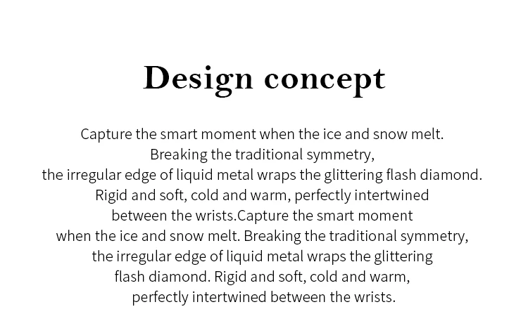 La.Muses Luxury Sparkling Zircon Irregular Stainless Steel Women's Bracelet PVD Gold Plated Fashion Jewelry Accessories