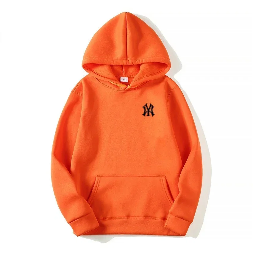 Men's casual fashionable hooded sweatshirt, outdoor sports shirt, printed pullover shirt