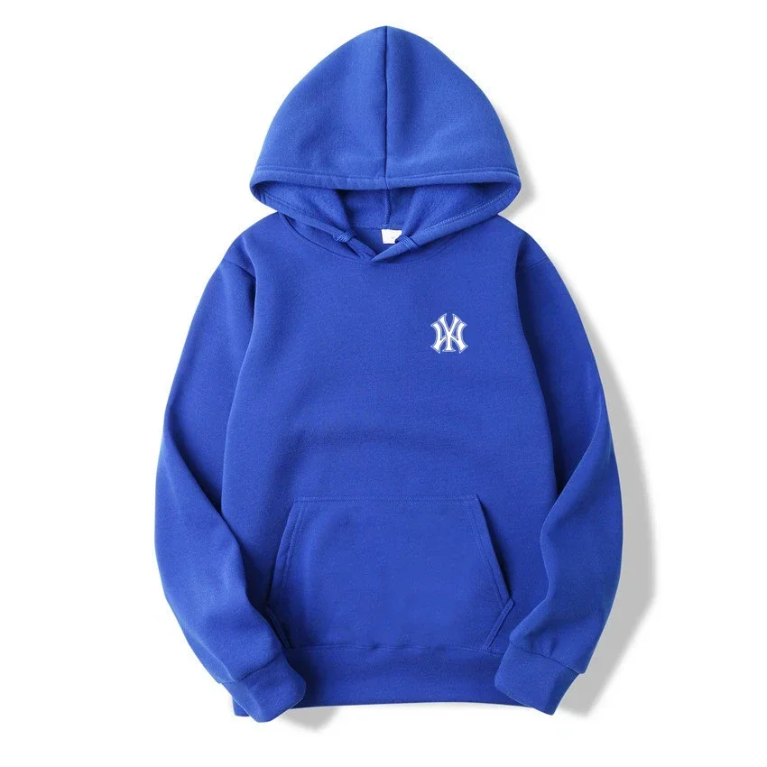 Men's casual fashionable hooded sweatshirt, outdoor sports shirt, printed pullover shirt
