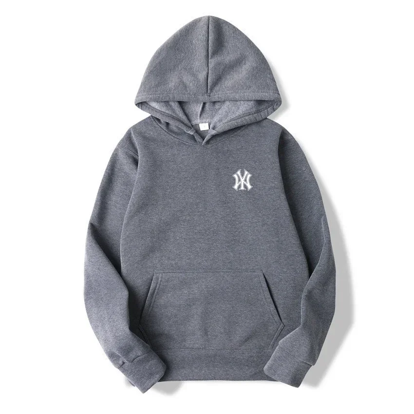 Men's casual fashionable hooded sweatshirt, outdoor sports shirt, printed pullover shirt