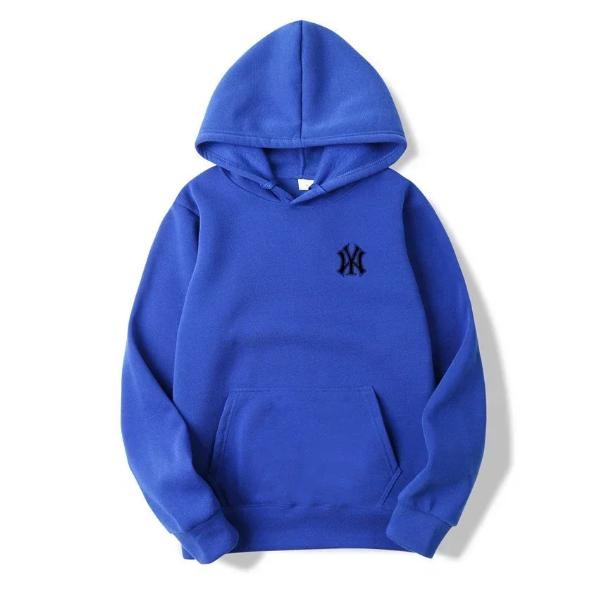 Men's casual fashionable hooded sweatshirt, outdoor sports shirt, printed pullover shirt