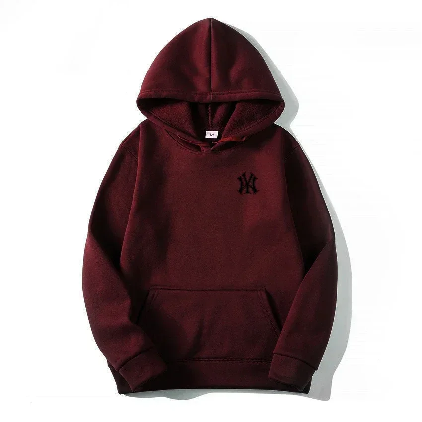 Men's casual fashionable hooded sweatshirt, outdoor sports shirt, printed pullover shirt