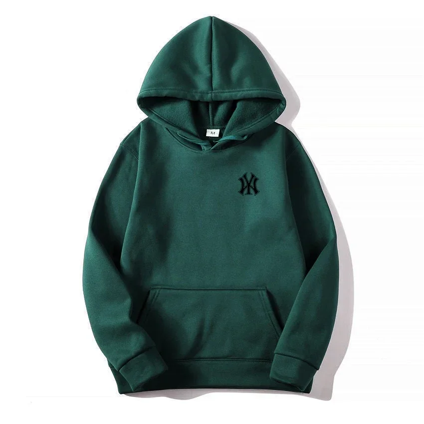 Men's casual fashionable hooded sweatshirt, outdoor sports shirt, printed pullover shirt