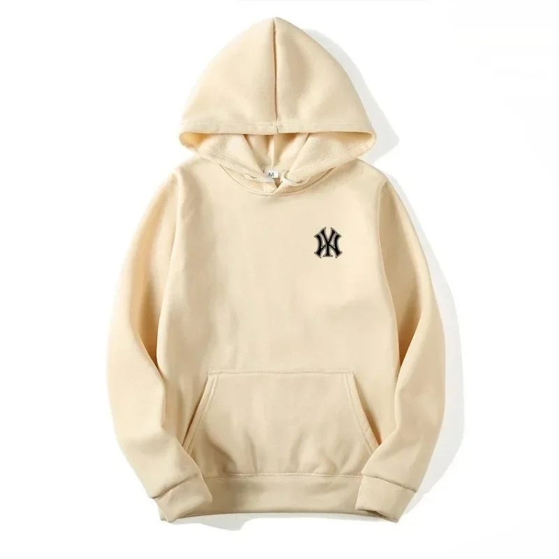 Men's casual fashionable hooded sweatshirt, outdoor sports shirt, printed pullover shirt