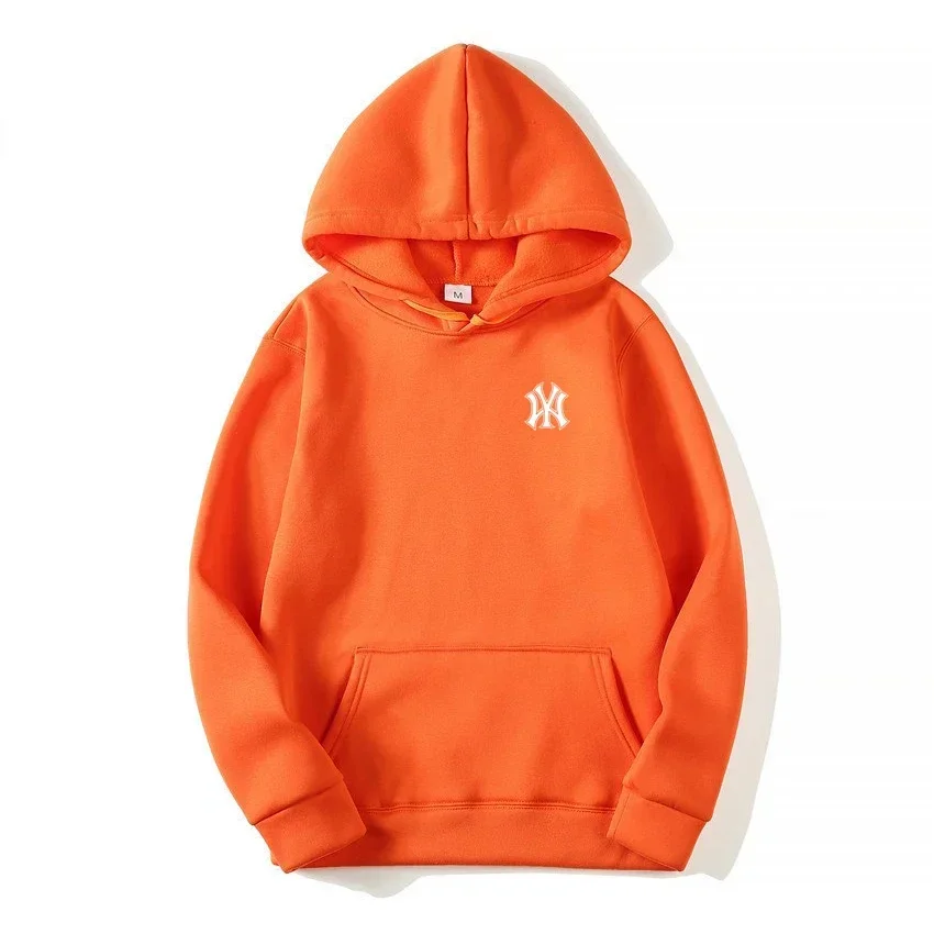 Men's casual fashionable hooded sweatshirt, outdoor sports shirt, printed pullover shirt