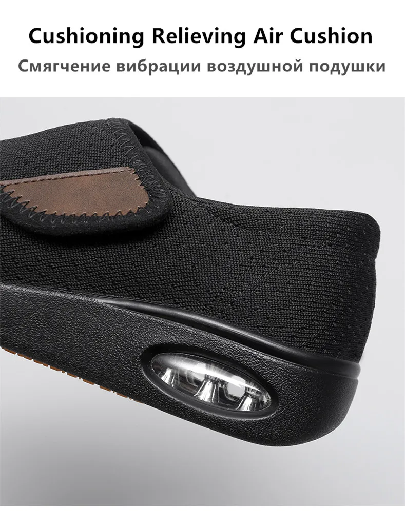 New Orthopedics Wide Feet Swollen Shoes Unisex Fashion Sneakers Outdoor Walking Women Casual Shoes Big Size Men's Diabetes Shoes