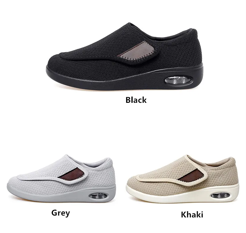 New Orthopedics Wide Feet Swollen Shoes Unisex Fashion Sneakers Outdoor Walking Women Casual Shoes Big Size Men's Diabetes Shoes