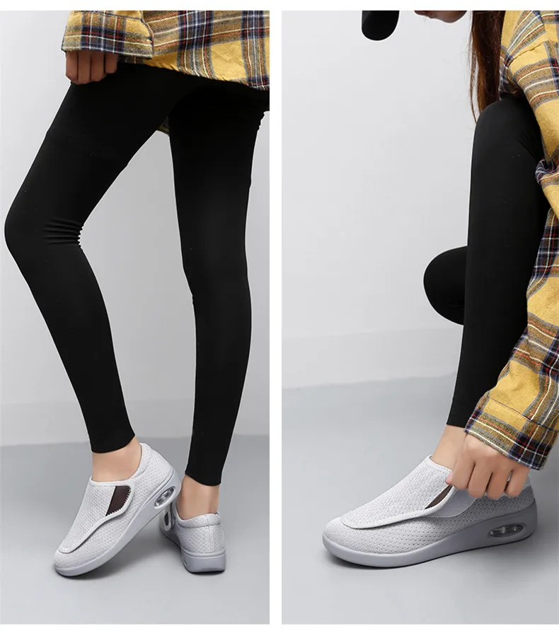 New Orthopedics Wide Feet Swollen Shoes Unisex Fashion Sneakers Outdoor Walking Women Casual Shoes Big Size Men's Diabetes Shoes